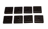 Energy Suspension - Energy Suspension 9.9534G Energy Suspension Square Pad Set 2-1/16in Length x 2-1/16in Width x 3/8in Hole ID x 3/8in H-Black - Image 1
