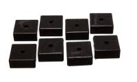 Energy Suspension - Energy Suspension 9.9535G Energy Suspension Pad - Soft - 2-1/16in SQ x 3/8in ID x 15/16in H - Black - Image 3