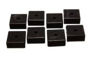 Energy Suspension - Energy Suspension 9.9535G Energy Suspension Pad - Soft - 2-1/16in SQ x 3/8in ID x 15/16in H - Black - Image 4