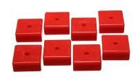 Energy Suspension - Energy Suspension 9.9535R Energy Suspension Pad - Soft - 2-1/16in SQ x 3/8in ID x 15/16in H - Red - Image 2