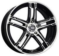 Enkei - Enkei 434-770-6540BKM Enkei FD-05 17x7 5x114.3 40mm Offset Black Machined Wheel - Image 1