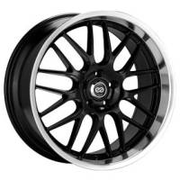 Enkei - Enkei 469-880-1240BK Enkei Lusso 18x8 40mm Offset 5x120 Bolt Pattern Black w/ Machine Lip Wheel - Image 1