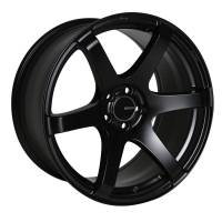 Enkei - Enkei 485-780-6535BK Enkei T6S 17x8 35mm Offset 5x114.3 Bolt Pattern 72.6 Bore Matte Black Wheel - Image 1
