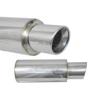 Injen - Injen SES225C Injen 2 3/8 Universal Muffler w/Stainless Steel resonated rolled tip (Injen embossed logo) - Image 5