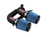 Injen - Injen SP1130WB Injen 08-09 535i E60 3.0L L6 Twin intake & AMSOIL Filters Wrinkle Black Short Ram Intake - Fits 2008-2010 BMW 535i, 535xi - Image 1