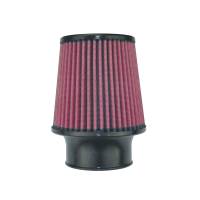 Injen - Injen X-1017-BR Injen High Performance Air Filter - 3.00 Black Filter 6 Base / 5 Tall / 4 Top - 45 Pleat - Image 1