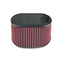 Injen - Injen X-1126-BR Injen Oiled Air Filter 8.5x5.63in Oval ID / 9.92x7.17in Base / 5.7in HT / 6.865ix4.115in Top - Image 2