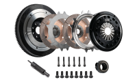 DKM Clutch - DKM Clutch MR-034-036 DKM Clutch VW Corrado/GTI (2.8L VR6) Twin Disc MR Clutch Kit w/Flywheel (650 ft/lbs Torque) - Image 1