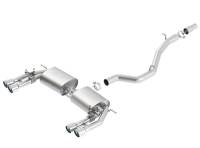Borla - Borla 140631 Borla 13-15 Audi S3 S-Type Dual Round Rolled Catback Exhaust - Fits 2015-2020 Audi S3 - Image 3