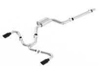 Borla - Borla 140750BC Borla 15-17 Volkswagen GTI (MK7) 2.0T AT/MT SS S-Type Catback Exhaust w/Black Chrome Tips - Fits 2015-2017 Volkswagen GTI - Image 1