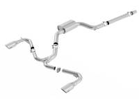 Borla - Borla 140750SB Borla 15-17 Volkswagen GTI (MK7) 2.0T AT/MT SS S-Type Catback Exhaust w/Stainless Brushed Tips - Fits 2015-2017 Volkswagen GTI - Image 1
