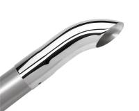 Borla - Borla 20110 Borla Universal Polished Tip Single Round Turndown/Turnout (inlet 2 1/2in. Outlet 2 1/2in) *NO Retur - Image 3