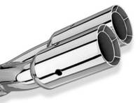 Borla - Borla 20203 Borla Universal Polished Tip Dual Round Intercooled (inlet 2 1/2in. Outlet 3in) *NO Returns* - Image 2