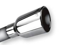 Borla - Borla 20236 Borla 2.25in Inlet 3.19in Round Rolled Angle Cut Outlet x 5in Long Embossed Tip - Image 2