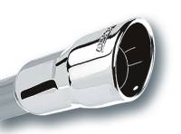 Borla - Borla 20237 Borla 2.25in Inlet 3.5in Round Rolled Angle Cut Intercooled Outlet x 6.5in Long Embossed Tip - Image 3