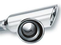 Borla - Borla 20248 Borla 2.25in Inlet 4in Round Rolled Angle Cut Resonated x 13in Long Exhaust Tip - Image 3