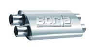 Borla - Borla 400286 Borla 2.50in Dual In/Out 19in x 9.5in x 4in PRO-XS Muffler - Image 4