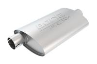 Borla - Borla 400477 Borla Universal Center/Offset Oval 2in Tubing 14in x 4.25in x 7.88in PRO-XS Notched Muffler - Image 1