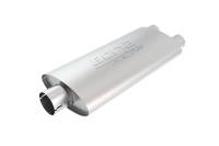Borla - Borla 400485 Borla Universal Center/Dual Oval 2.5in In/Dual 2.5in Out 19in x 4in x 9.5in Notched PRO-XS Muffler - Image 1