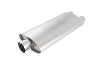 Borla - Borla 400487 Borla Universal Center/Dual Oval 3in In / 2.5in Out 19in x 4in x 9.5in Notched PRO-XS Muffler - Image 3