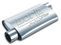 Borla - Borla 400490 Borla Universal Pro-XS Muffler Oval 2.5in Inlet/Outlet Offset/Offset Notched Muffler - Image 3