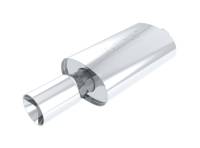 Borla - Borla 40060 Borla Boomer Blow Torch Muffler Oval 2-1/4in x 4in Side Round Out - Image 1
