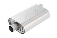 Borla - Borla 400819 Borla CrateMuffler SBC Hot 350/383 2.5 inch Offset/Center 14in x 4.35in x 9in Oval Muffler - Image 2