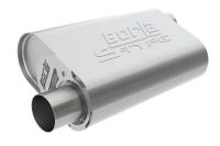 Borla - Borla 400840 Borla CrateMuffler SBC Hot 350/383 3 inch Offset/Center 14in x 4.35in x 9in Oval Muffler - Image 1