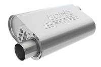Borla - Borla 400840 Borla CrateMuffler SBC Hot 350/383 3 inch Offset/Center 14in x 4.35in x 9in Oval Muffler - Image 3