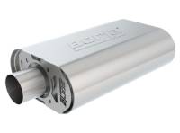 Borla - Borla 400843 Borla CrateMuffler SBC Hot 350/383 3.0 inch Offset/Center 14in x 4.35in x 9in Oval S-Type Muffler - Image 1