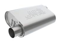 Borla - Borla 400846 Borla CrateMuffler SBC 283/327/350 2.25 inch Offset In/Out 14in x 4.35in x 9in Oval S-Type Muffler - Image 1