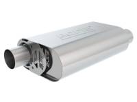 Borla - Borla 400846 Borla CrateMuffler SBC 283/327/350 2.25 inch Offset In/Out 14in x 4.35in x 9in Oval S-Type Muffler - Image 4