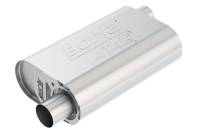 Borla - Borla 400847 Borla CrateMuffler Stock SBC 283/327/350 ATAK 2.25in Offset/Offset 14inx4.35inx9in Oval Muffler - Image 1