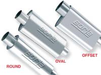 Borla - Borla 40085 Borla XR-1 Racing Sportsman 3 inch Outlet / 3 inch Inlet Round Muffler - Image 4