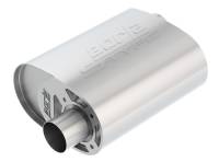 Borla - Borla 400857 Borla CrateMuffler Ford Coyote 2.5 inch Offset/Offset 12in x 6in x 10.34in S-Type Oval Muffler - Image 1