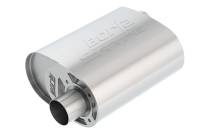 Borla - Borla 400857 Borla CrateMuffler Ford Coyote 2.5 inch Offset/Offset 12in x 6in x 10.34in S-Type Oval Muffler - Image 3