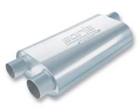 Borla - Borla 40477 Borla Universal Oval Transverse 2.5in Inlet/Outlet 19in x 10.25in x 5.5in Turbo XL Muffler - Image 4