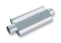 Borla - Borla 40942 Borla XR-1 Racing Sportsman 2 1/2 inch Outlet / 2 1/2 inch Inlet 16in Case Oval Muffler - Image 1