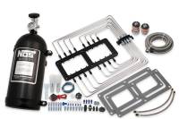 NOS - BHHV 02520BNOS NOS Supercharger Wet Nitrous System, Black Plate & Plumbing, Black 10 lb Bottle - Image 1