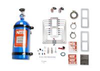 NOS - BHHV 02520-CNOS NOS Supercharger Nitrous System,Polished Plate,Red/Blue Plumbing,Blue Bottle - Image 1