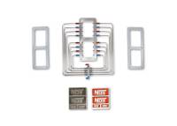 NOS - BHHV 13350-CNOS NOS Blower Injector Plate, Polished Finish, Red & Blue Plumbing - Image 1