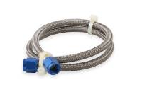 NOS - BHHV 15230NOS NOS Stainless Steel Braided Hose -4AN 2-foot Blue - Image 4