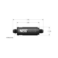 NOS - BHHV 15556NOS NOS In-Line Hi-Flow Nitrous Filter, 6AN - Black - Image 4