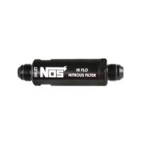 NOS - BHHV 15559NOS NOS In-Line Hi-Flow Nitrous Filter, 8AN - Black - Image 1