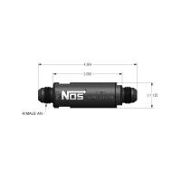 NOS - BHHV 15559NOS NOS In-Line Hi-Flow Nitrous Filter, 8AN - Black - Image 5
