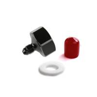 NOS - BHHV 16221NOS NOS Black T7075 aluminum 4AN-660 Bottle Nut Adapter - Image 1