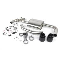 Dinan - GFBV D660-0083-BLK Dinan Valved Axle-Back Exhaust - 2017-2024 MINI Countryman S / Clubman S - Fits 2016-2024 Mini Cooper Clubman, Cooper Countryman - Image 1