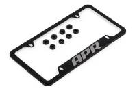 APR - HJQF A1000010 APR License Plate Frame - Thick, Black w/ Hiders - Image 1