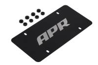 APR - HJQF A1000015 APR License Plate - Silver on Black - Image 1