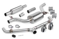 APR - HJQF CBK0039 APR Catback Exhaust System (w/ Front Muffler) - GTI TRC (MK7.5) - Fits 2020-2021 Volkswagen GTI - Image 1